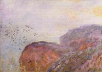 Monet, Claude Oscar - A Cliff near Dieppe